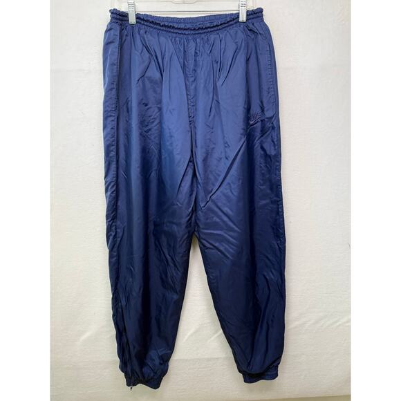 Nike Vintage Lined Nylon Track Pants, Jogger, Windbreaker, Size Large - Picture 1 of 4